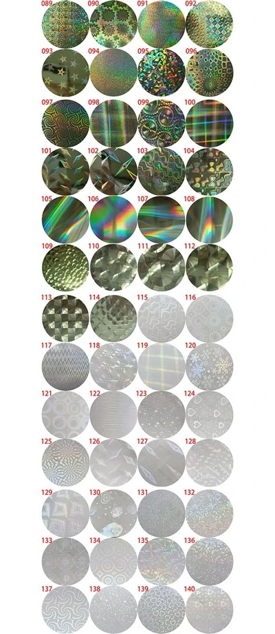 Holografische film Glitterfilm Regenboogfilm