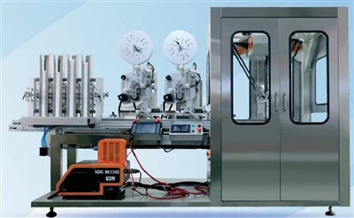 Machine voor het sluiten van vochtige doekjes